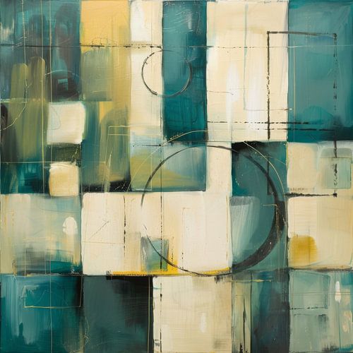 Abstract schilderij