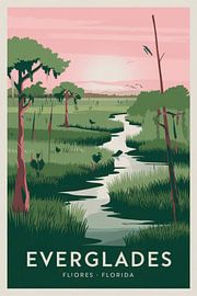 Everglades, Florida by Poster Art Shop