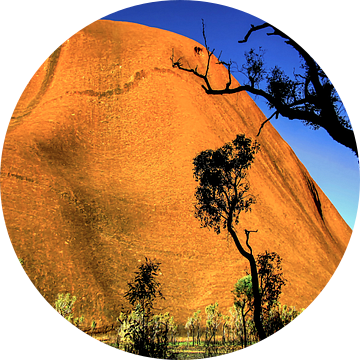 Uluru of Ayers rock, Australië van Rietje Bulthuis