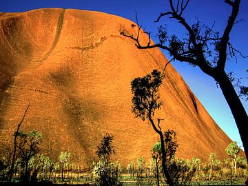 Uluru, or Ayers Rock, Australia by Rietje Bulthuis