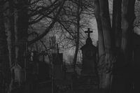 haunted cemetery in Bruges