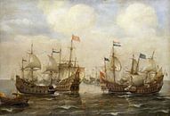 Un choc entre les Espagnols et les Néerlandais, Cornelisz Verbeecq par Des maîtres magistraux Aperçu