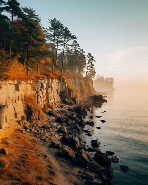 Autumn mood in dreamlike nature by fernlichtsicht