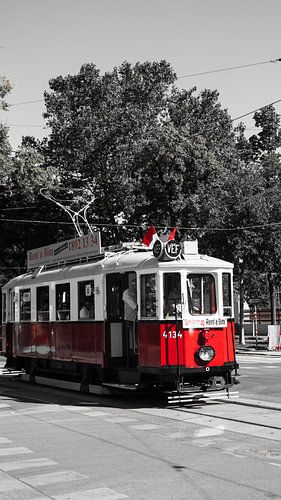 Nostalgische Straßenbahn in Wien
