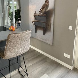 Customer photo: The goldfinch, Carel Fabritius, on ArtFrame