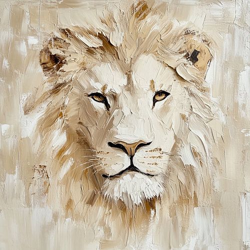 Portret van een leeuw