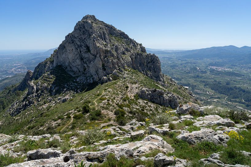 Cavall Verd, mountain landscape on the Mediterranean coast by Adriana Mueller