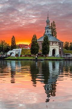 Leiden - The Zijlpoort during a sunset (0068) by Reezyard