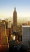 Empire State Building bei Sonnenaufgang, Manhattan, New York City, USA