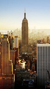 Empire State Building bei Sonnenaufgang, Manhattan, New York City, USA