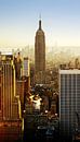Empire State Building bij zonsopgang, Manhattan, New York City, USA van Roger VDB thumbnail