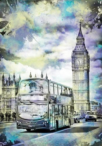 Moderne Kunst LONDON street scene