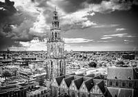Martinitoren in Groningen skyline panorama