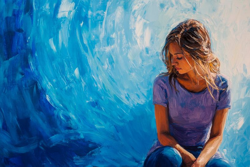 Wellen der Gedanken von Poster Art Shop