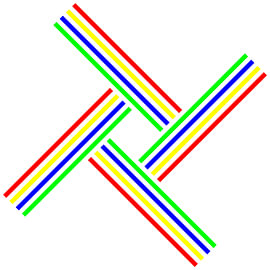 No Crossing | 4T | S=2 | Color=4 | RGBY | Center=Green von Gerhard Haberern
