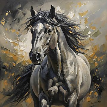 The Beauty of Horses – Echo of the Wild by Johannas Art Creations