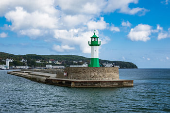 Mole in Saßnitz auf der Insel Rügen
