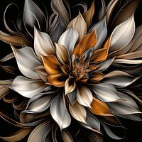 Lotusblume Abstrakt Metall