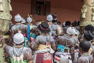 Frauen feiern ein Erntefest in Westafrika | Benin