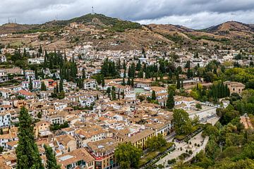 Old town of Granada in Andalusia by Alexander Baumann