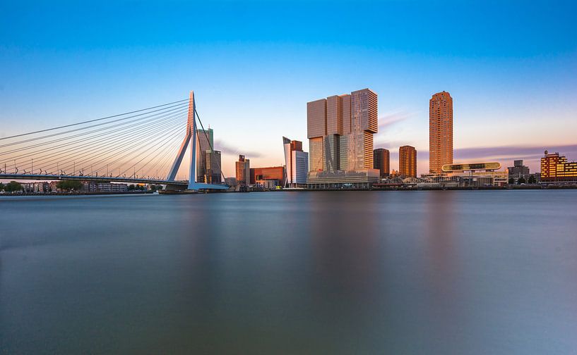 Skyline kop van zuid (Rotterdam) van Eelke Brandsma