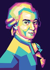 Wolfgang Amadeus Mozart von rahma azari