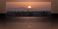 Sonnenaufgang über Marrakesch von Bob de Bruin Miniaturansicht