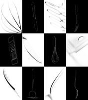 serie the Opposite 12 luik (abstract-keukengerei)