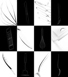 serie the Opposite 12 luik (abstract-keukengerei) sur Kristian Hoekman