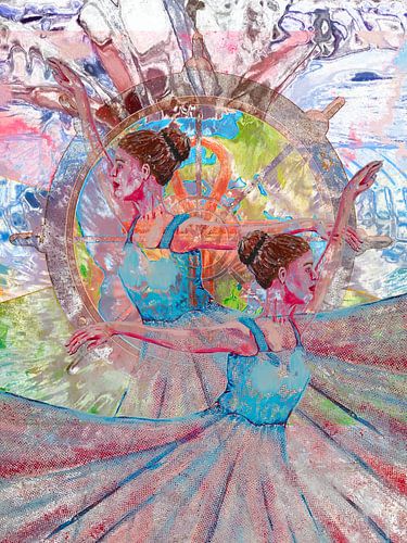 Twee Ballet danseressen van de wereld