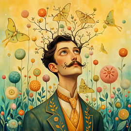 Twists and Turns of the Mind – Surrealist Luna Moths
