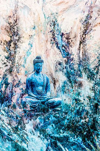 L'art du bouddha avec la sérénité