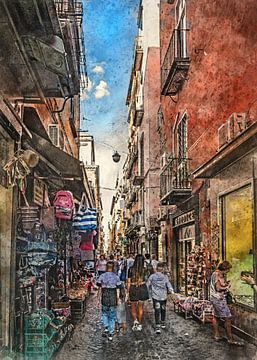 Neapol Napoli Italie art de la ville #Napoli sur JBJart Justyna Jaszke