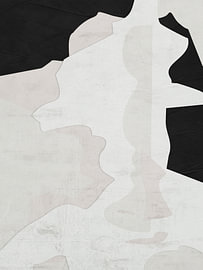 Moderne minimalistische, organische und geometrische abstrakte Kunst in Erdtönen. von Online Arts