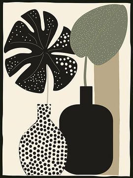 Abstract Modern with dots by Caroline Guerain