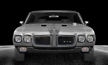 1970 Pontiac GTO in silver