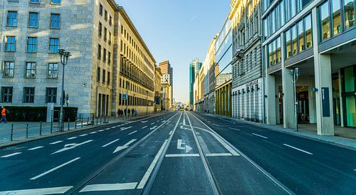 Berlin: Silence in the Streets at Sunset