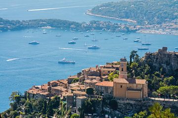 Eze in Frankrijk, dorpje aan de Côte d'Azur van Rosanne Langenberg