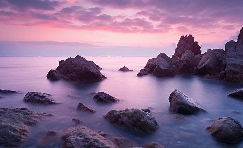 Blick auf das Meer von fernlichtsicht
