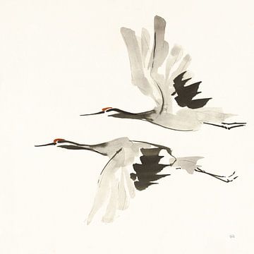Zen Cranes I chaud, Chris Paschke sur Wild Apple