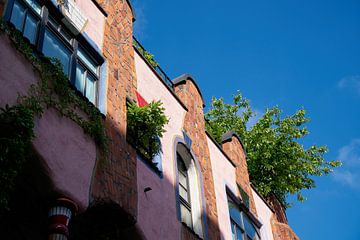Hundertwasser House in Magdeburg by Heiko Kueverling