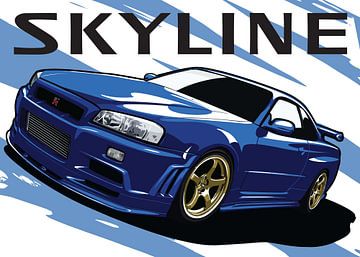 Nissan Skyline by zaka artya