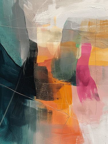 Farbenfroh, modern und abstrakt