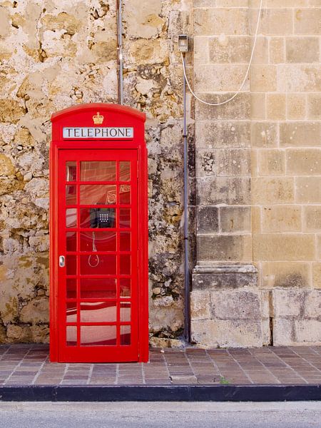Englische Telefonzelle auf Malta von Judith van Wijk