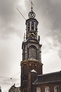 Munttoren in Amsterdam van thomaswphotography