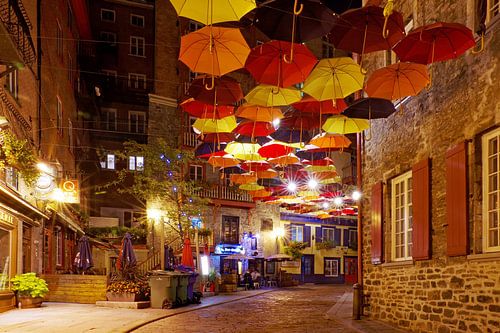 In the alleys of the old town of Quebec City