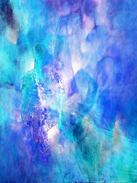La lumière - le violet rencontre le turquoise par Annette Schmucker