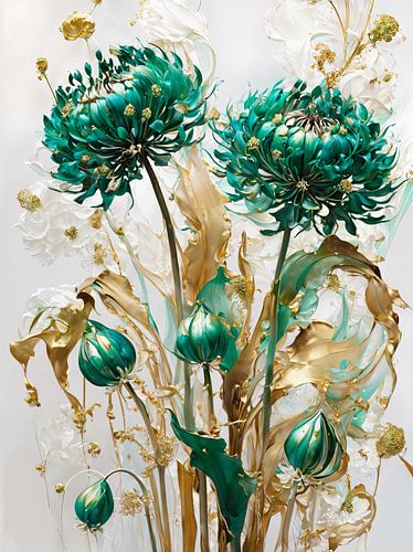 Oignons d'ornement dans les tons pastel