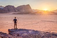 Wadi Rum, Jordanië van Bart van Eijden thumbnail