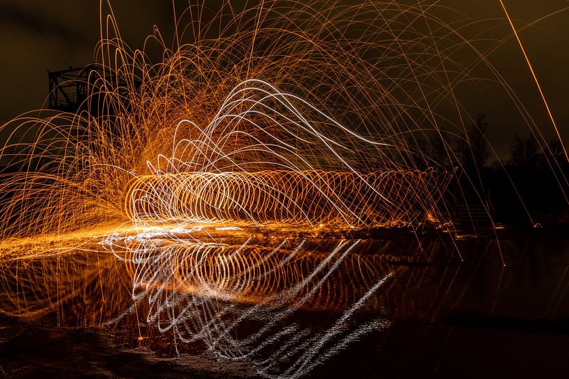 The double fire spiral by T.B.- Foto